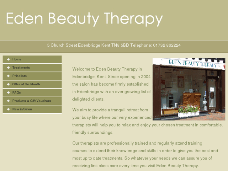 www.edenbeautytherapy.net