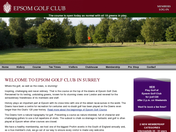 www.epsomgolfclub.co.uk