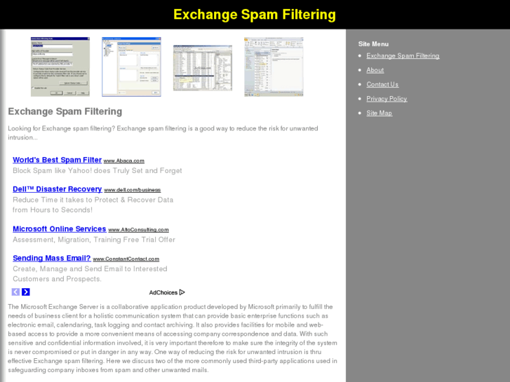 www.exchangespamfiltering.net