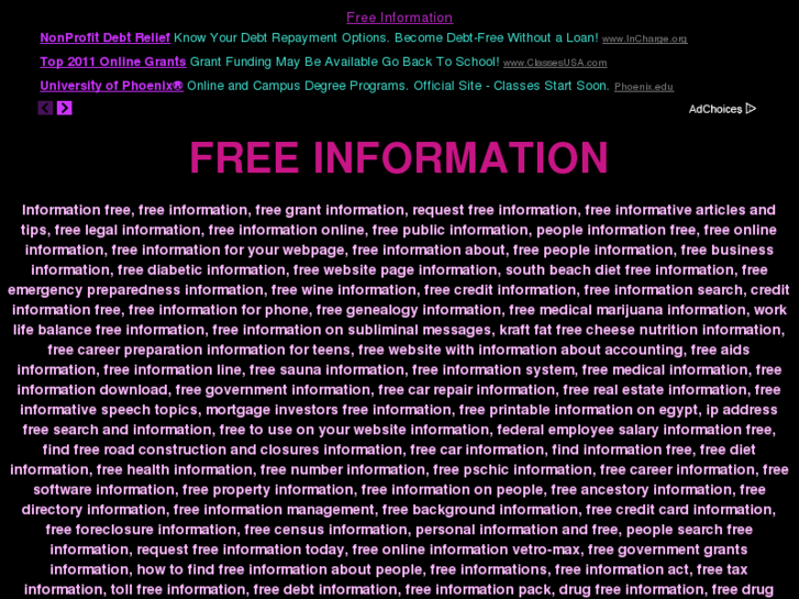 www.freeinformationon.com