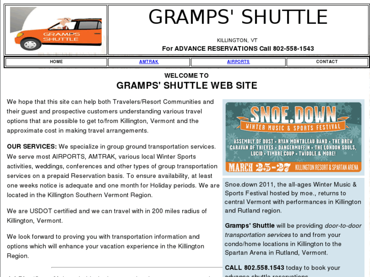 www.grampsshuttle.net