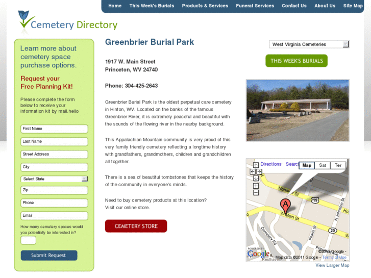 www.greenbriercemetery.com