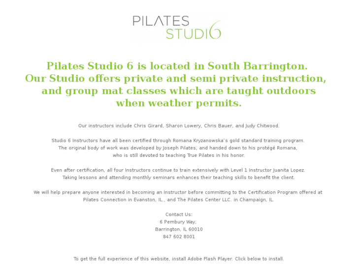 www.pilatesstudio6.com