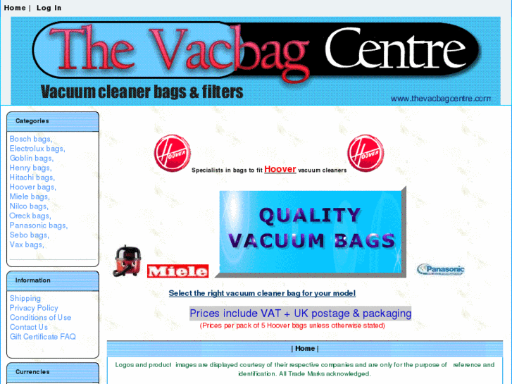 www.thevacbagcentre.com