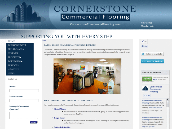 www.cornerstonecommercialflooring.com