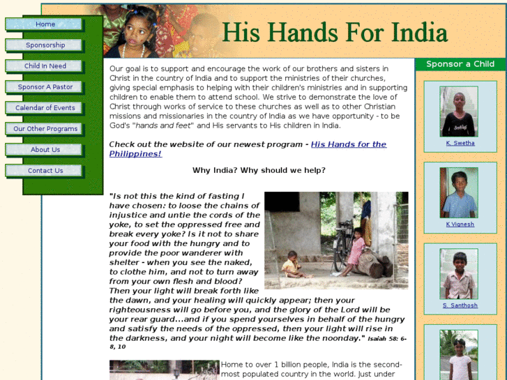 www.hishandsforindia.org