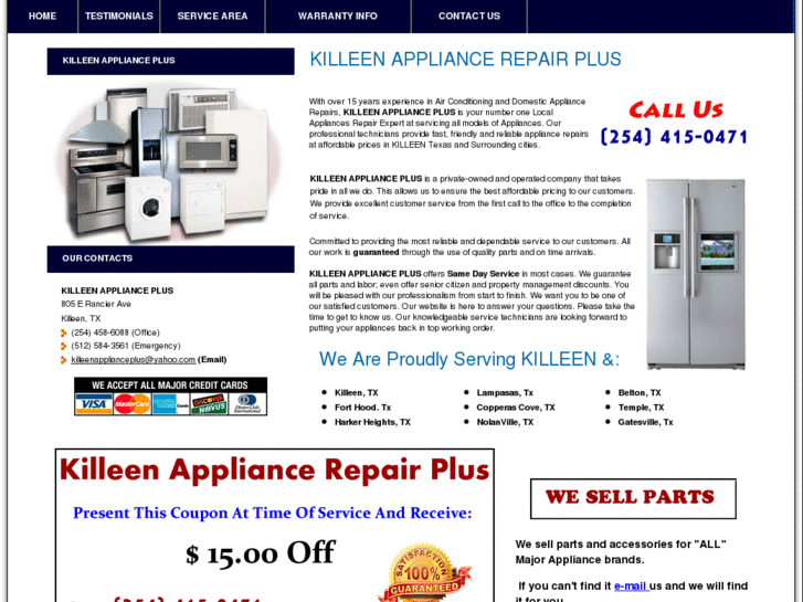 www.killeenappliancerepairplus.com