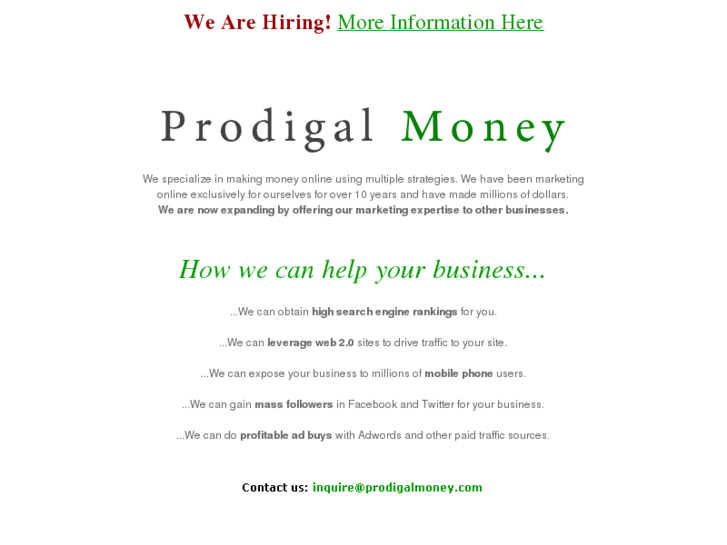 www.prodigalmoney.com