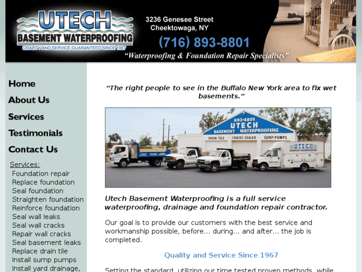 www.utechwaterproofing.com