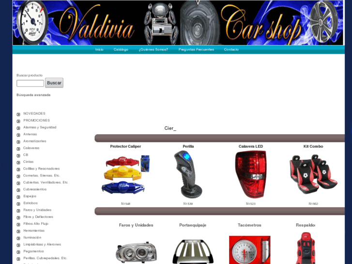 www.valdiviacarshop.com