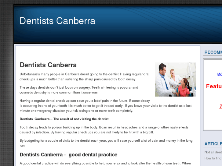 www.dentistscanberra.com