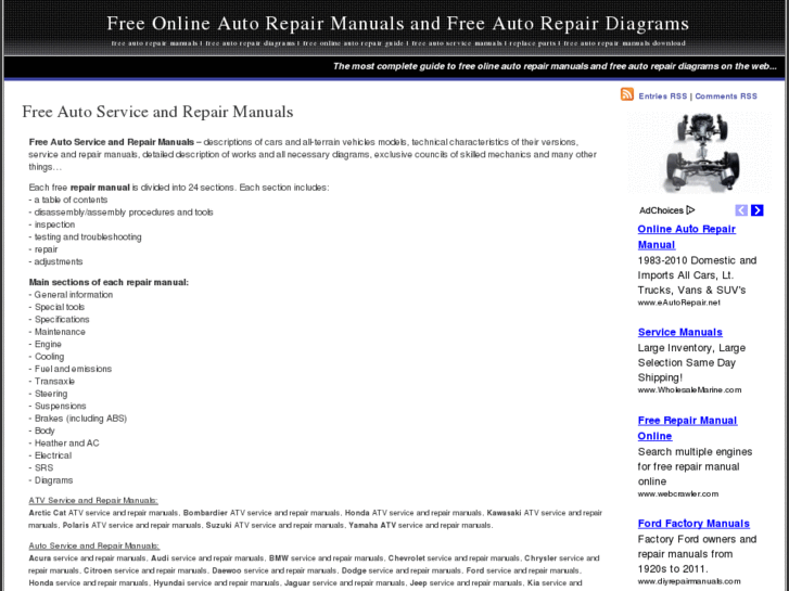 www.free-auto-repair-manuals.com