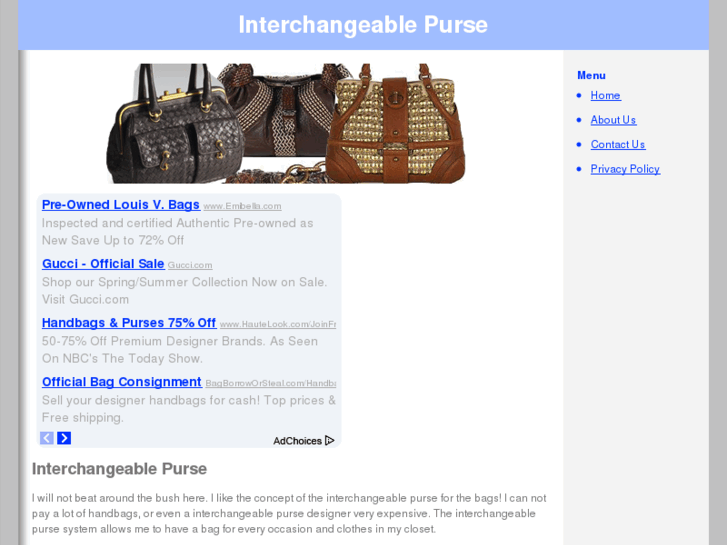 www.interchangeablepurse.net