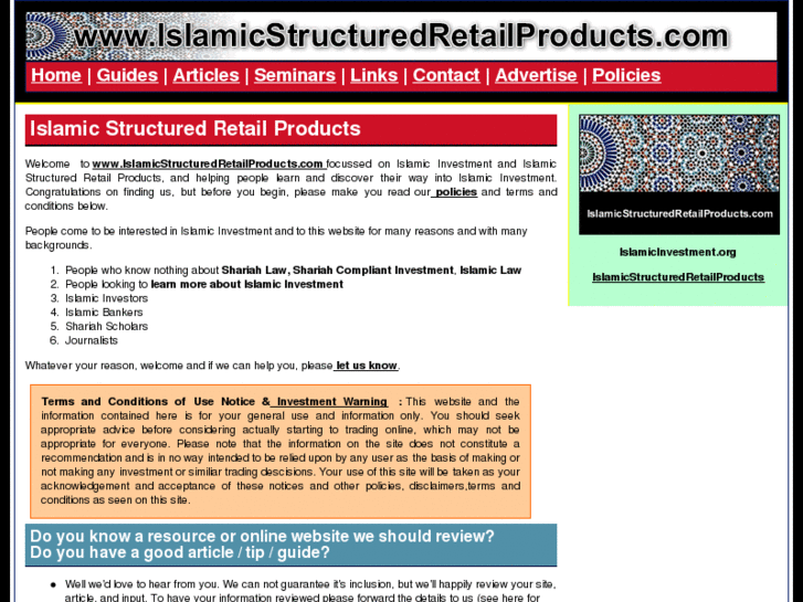 www.islamicstructuredretailproducts.com