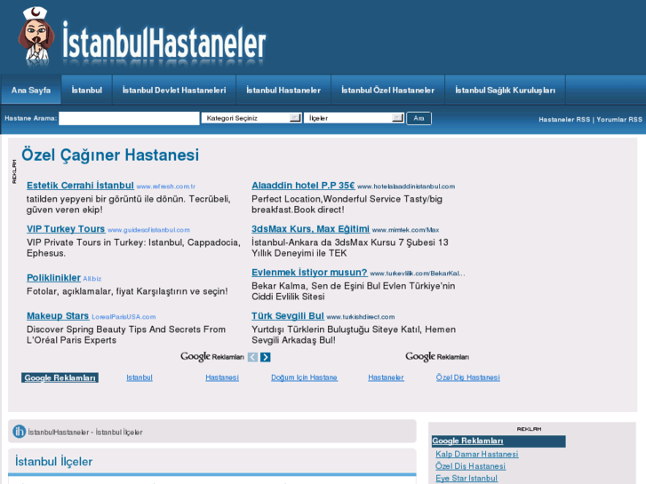 www.istanbulhastaneler.com