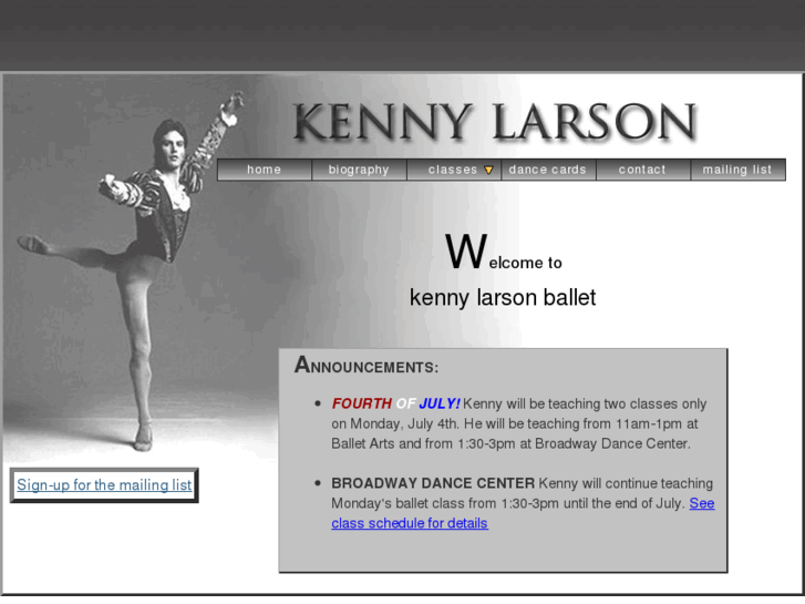 www.kennylarsonballet.com