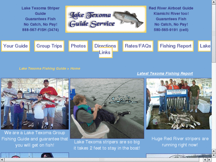 www.laketexomaguideservice.net