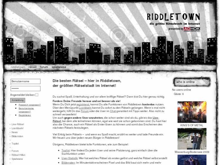 www.riddletown.net