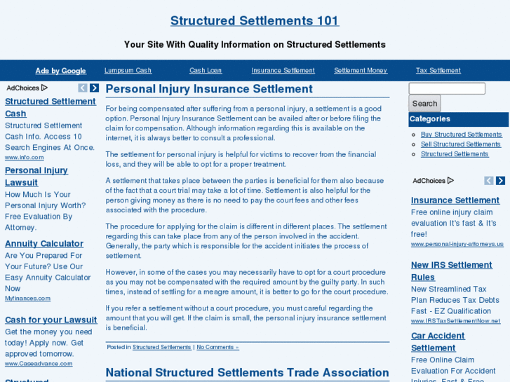 www.structuredsettlement101.com