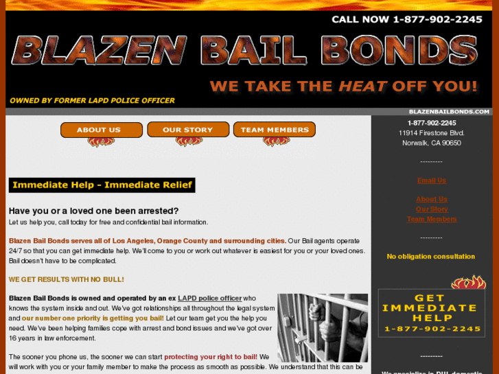 www.blazenbailbonds.com