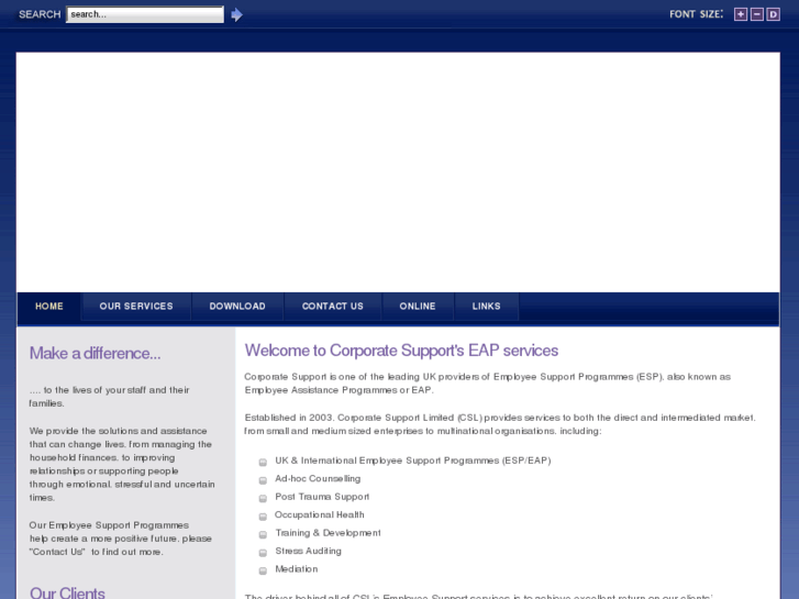 www.corpsupport.info