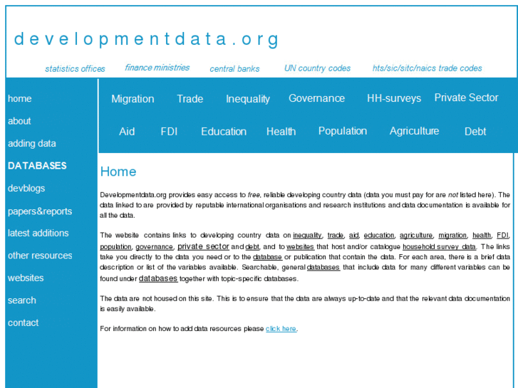 www.developmentdata.org