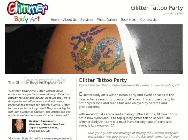 www.glittertattooparty.com