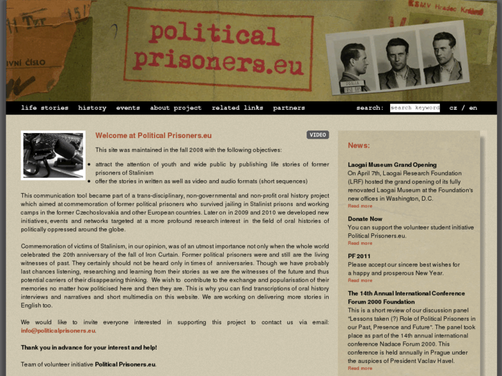 www.politicalprisoners.eu