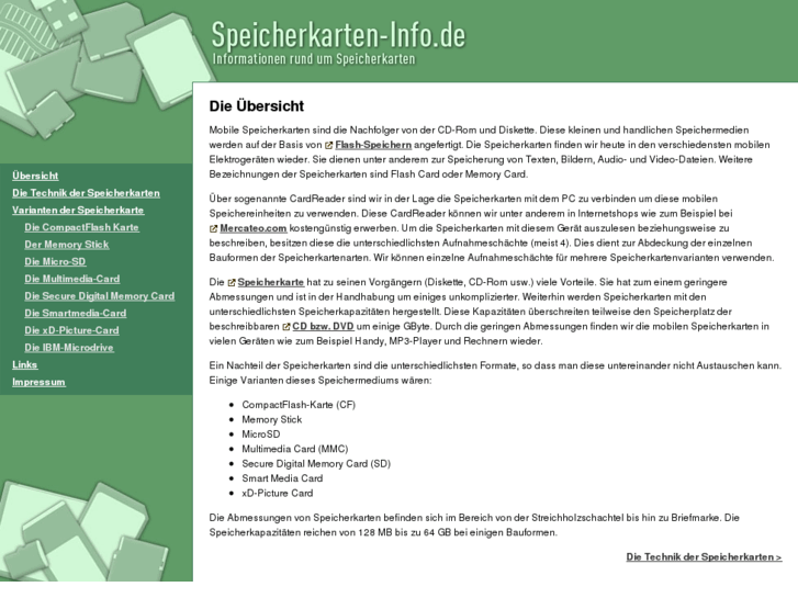 www.speicherkarten-infoseite.de