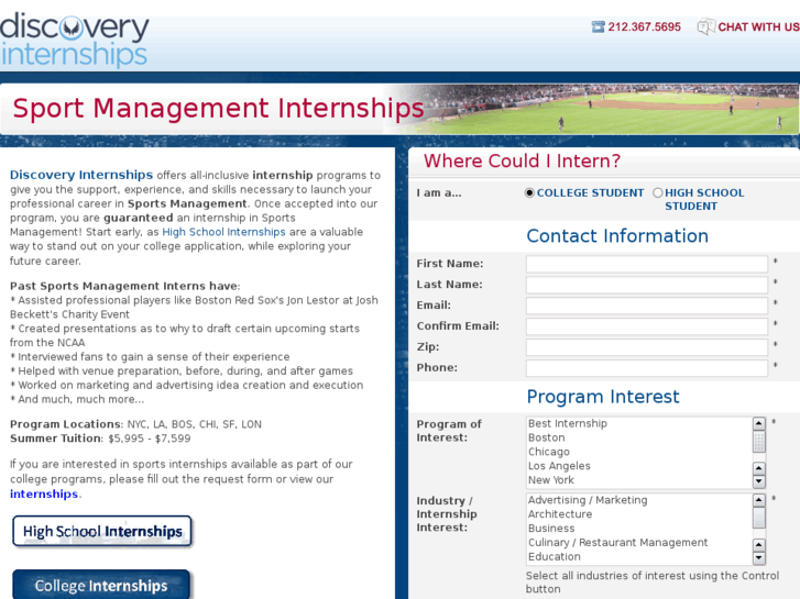 www.sports-internships.com