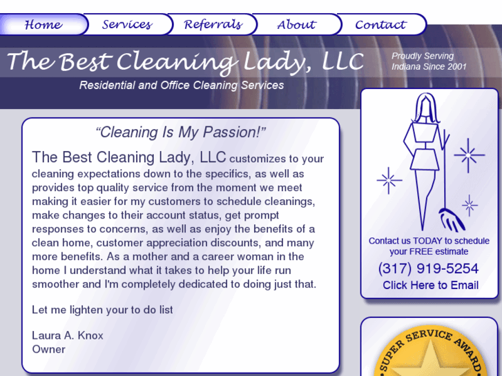 www.thebestcleaningladyllc.com