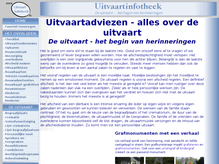 www.uitvaartinfotheek.nl