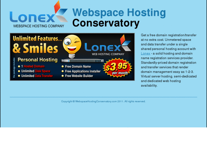 www.webspacehostingconservatory.com