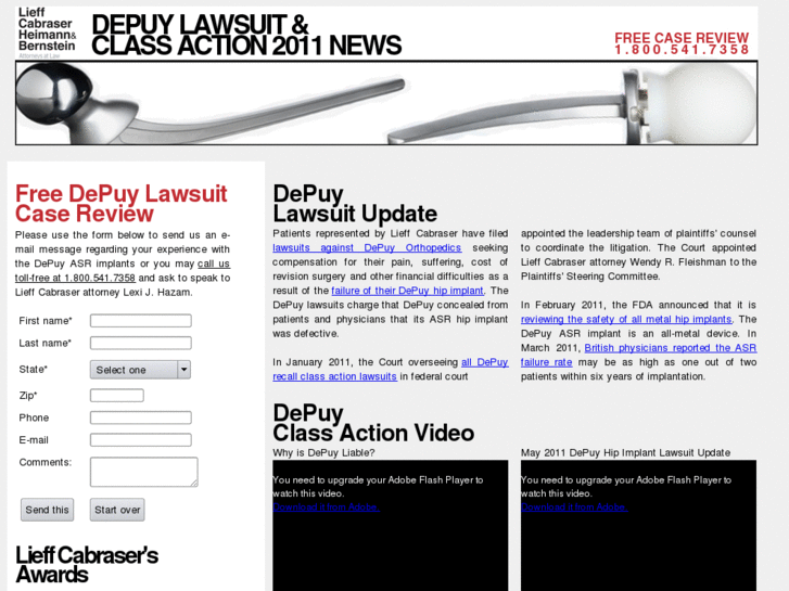 www.depuylawsuitandclassaction.com