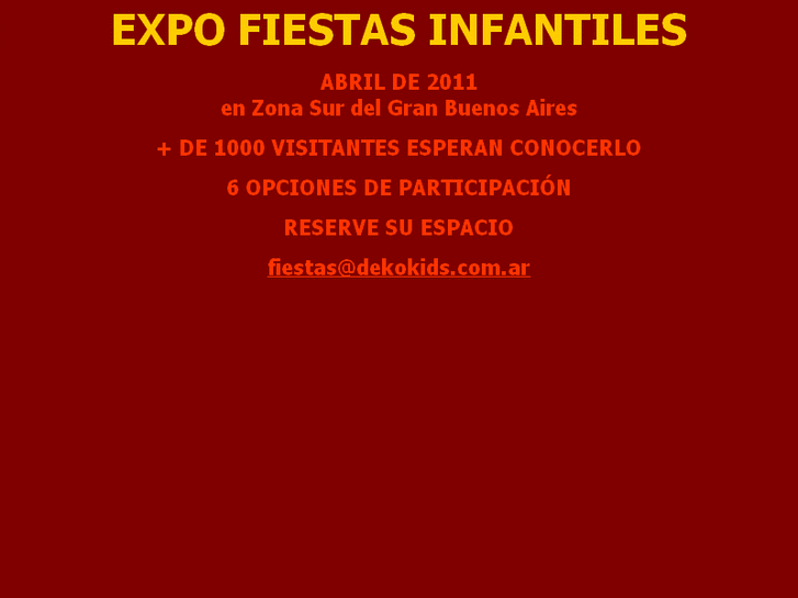 www.expofiestasinfantiles.com