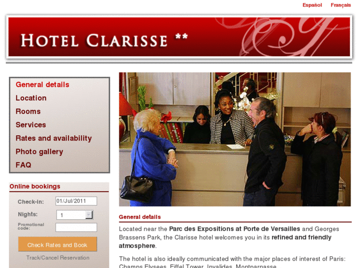 www.hotel-clarisse.com