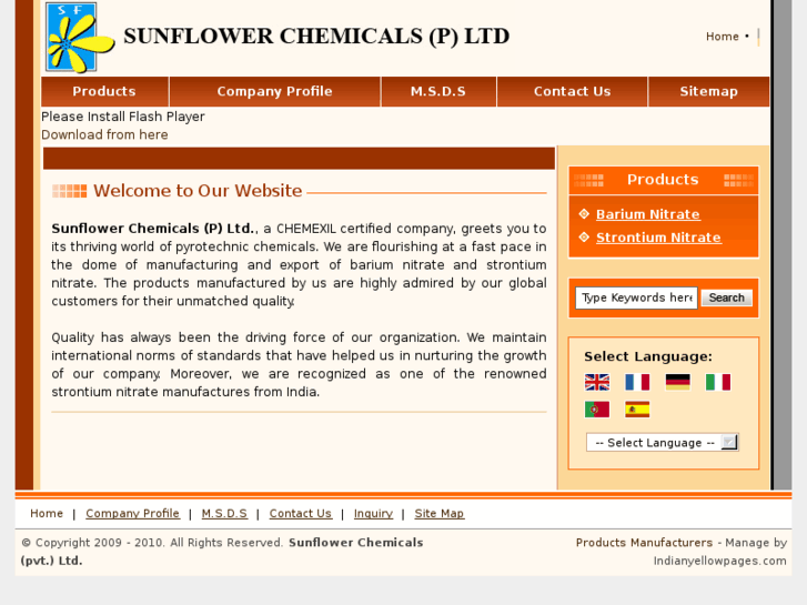 www.sunflowerchemicals.com