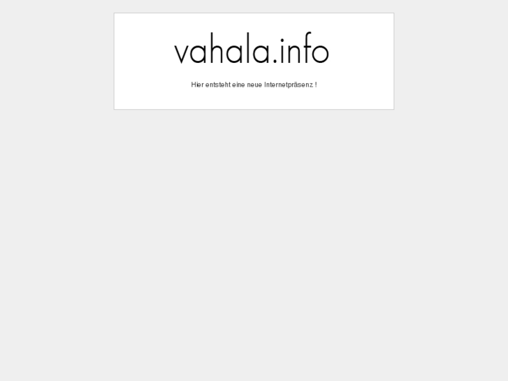 www.vahala.info