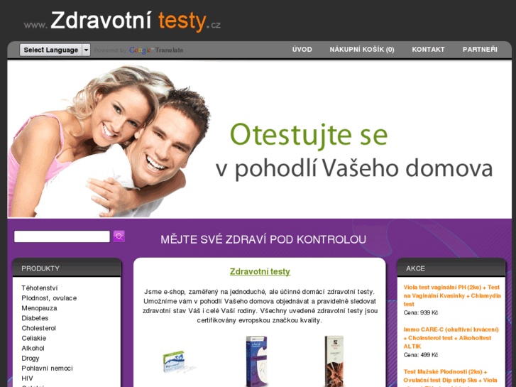 www.zdravotnitesty.cz