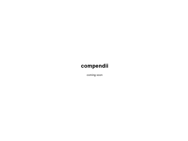 www.compendii.org