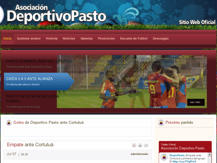 www.deportivopasto.com.co