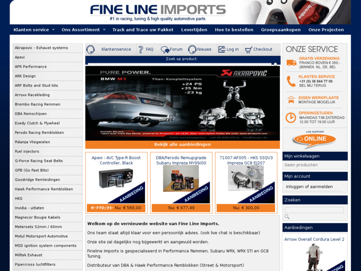 www.fineline-imports.nl