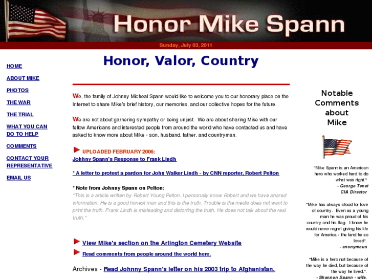 www.honormikespann.org