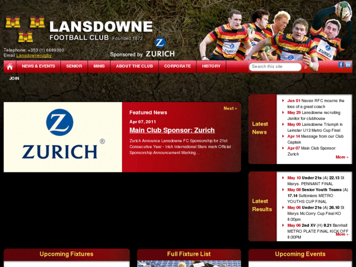 www.lansdownerugby.com