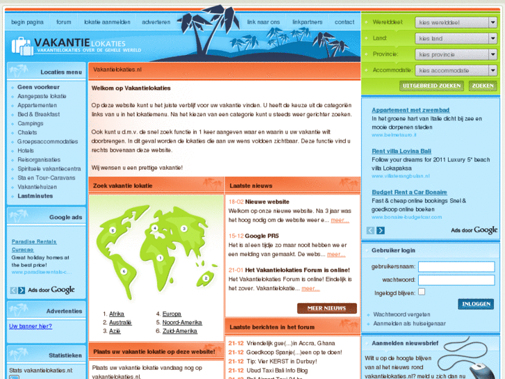 www.vakantielokaties.nl