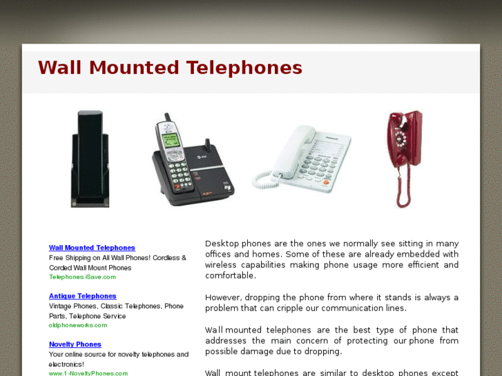 www.wallmountedtelephones.com