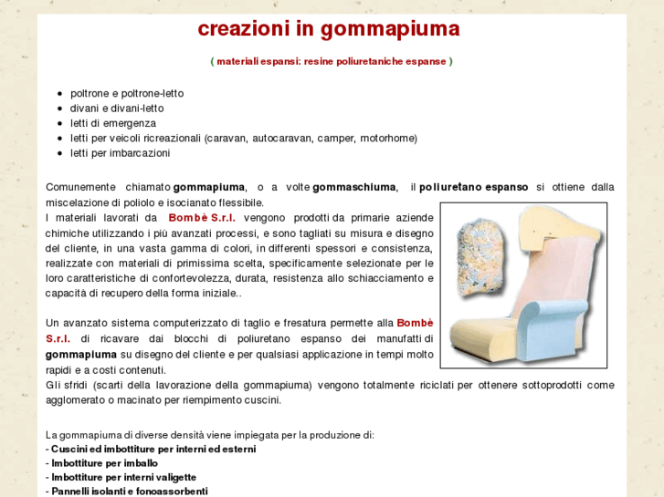 www.creazioni-gommapiuma.com