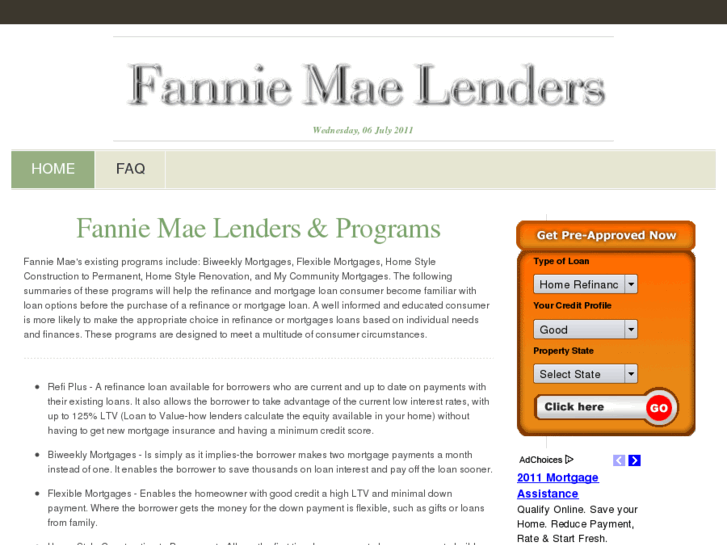 www.fannie-mae-lenders.com