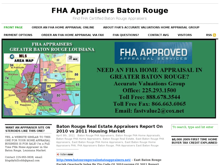 www.fhaappraisersbatonrouge.com