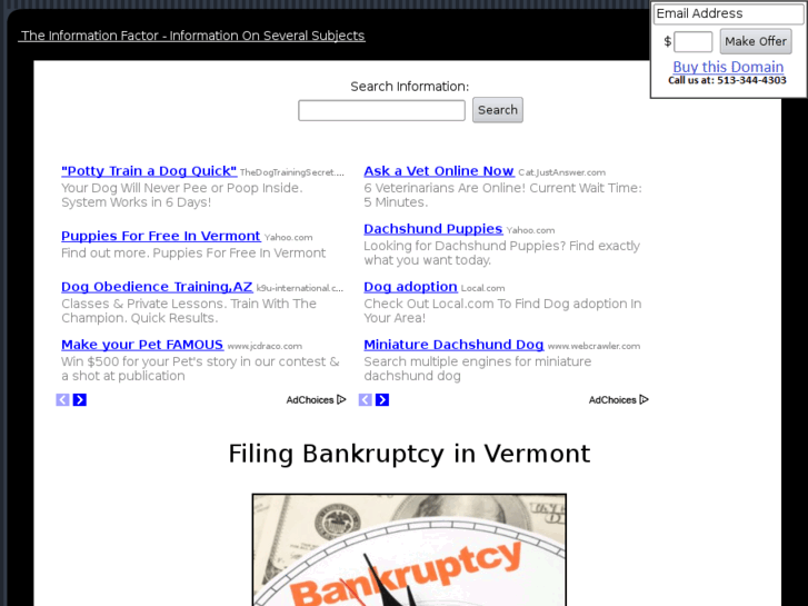 www.filingbankruptcyinvermont.com